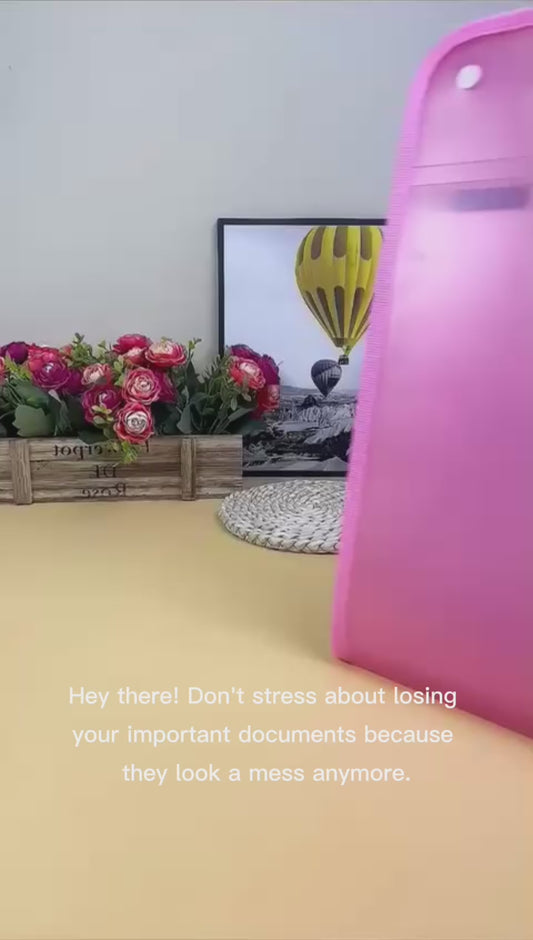 13 Layer A4 Paper File Folder | Multi Layer Expanding Folder | 13 Pockets Vertical Expanding File Folder